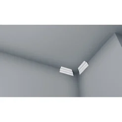 Decoflair Moulure Et Rosace De Plafond<D10-INTERNAL-CORNERS Moulure de plafond Polystyrène HD 80 x 80 x 190 - 1 pièce