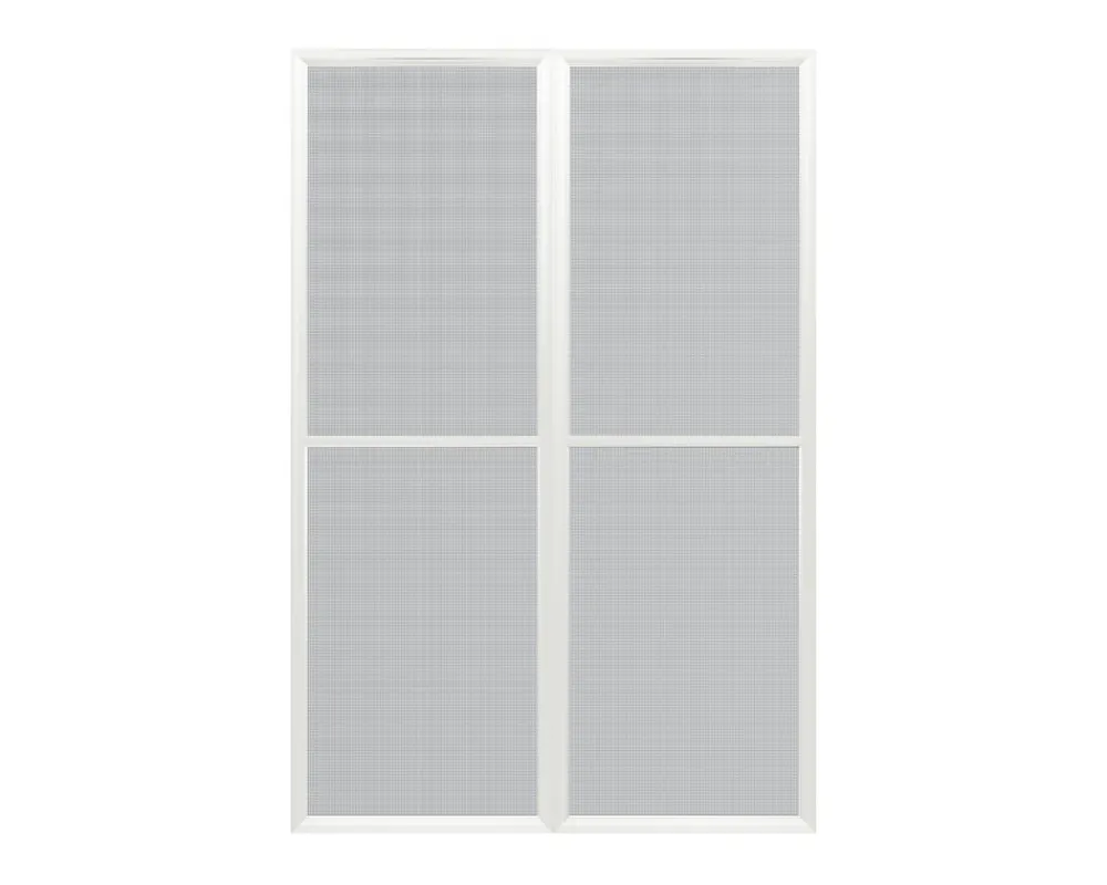 Canopia Double-porte moustiquaire blanche pour véranda- Moustiquaire Pour Tonnelle Et Pergola