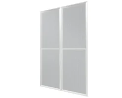 Canopia Double-porte moustiquaire blanche pour véranda- Moustiquaire Pour Tonnelle Et Pergola