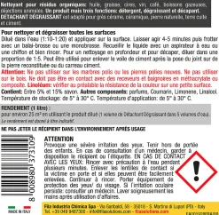 Fila Détachant dégraissant 1L pour sols- Profilé De Rénovation De Marche|Profilé Carrelage