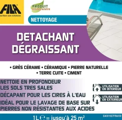 Fila Détachant dégraissant 1L pour sols- Profilé De Rénovation De Marche|Profilé Carrelage