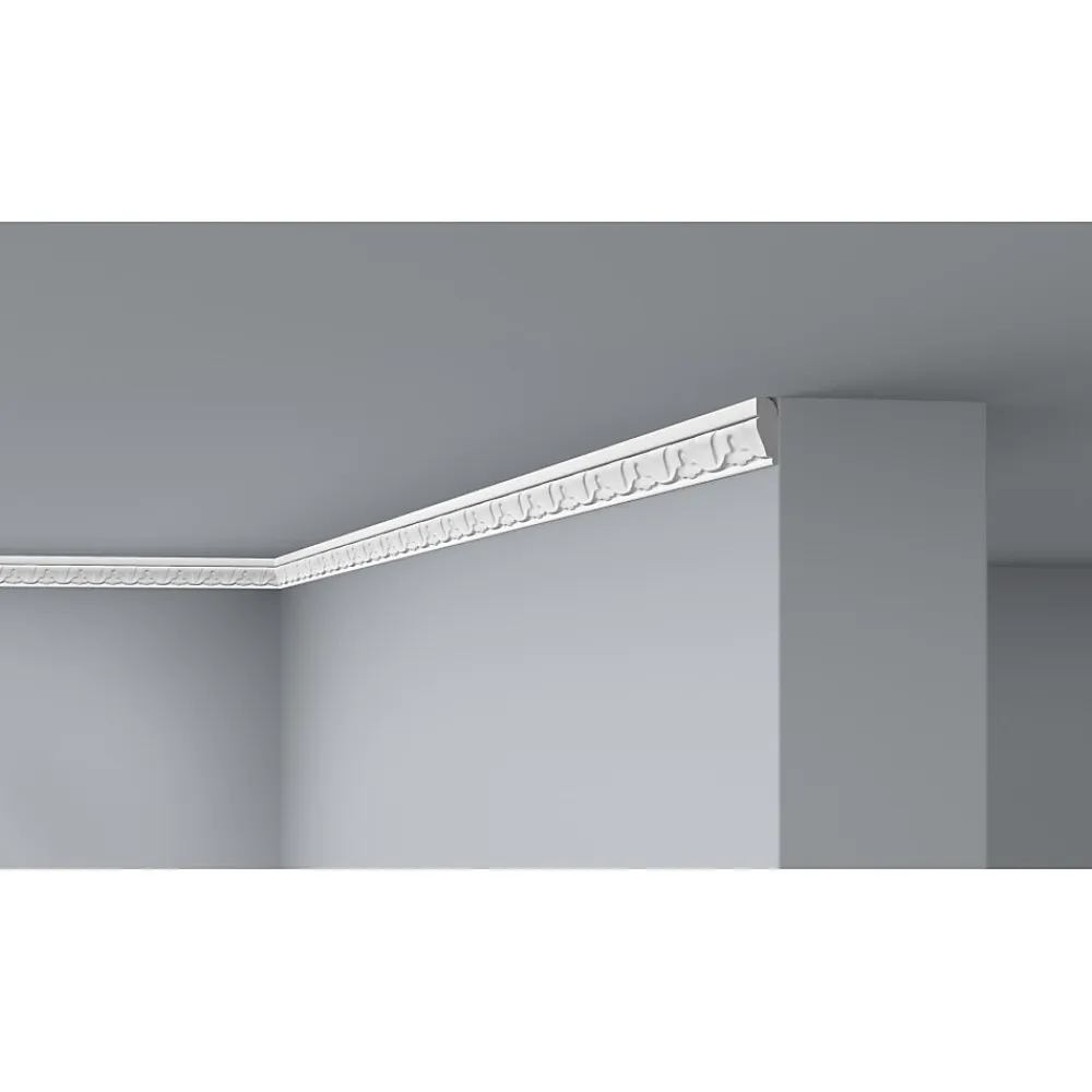 Decoflair Moulure Et Rosace De Plafond<E12 Moulure de plafond Polystyrène expansé 30 x 10 x 2000 - 1 pièce