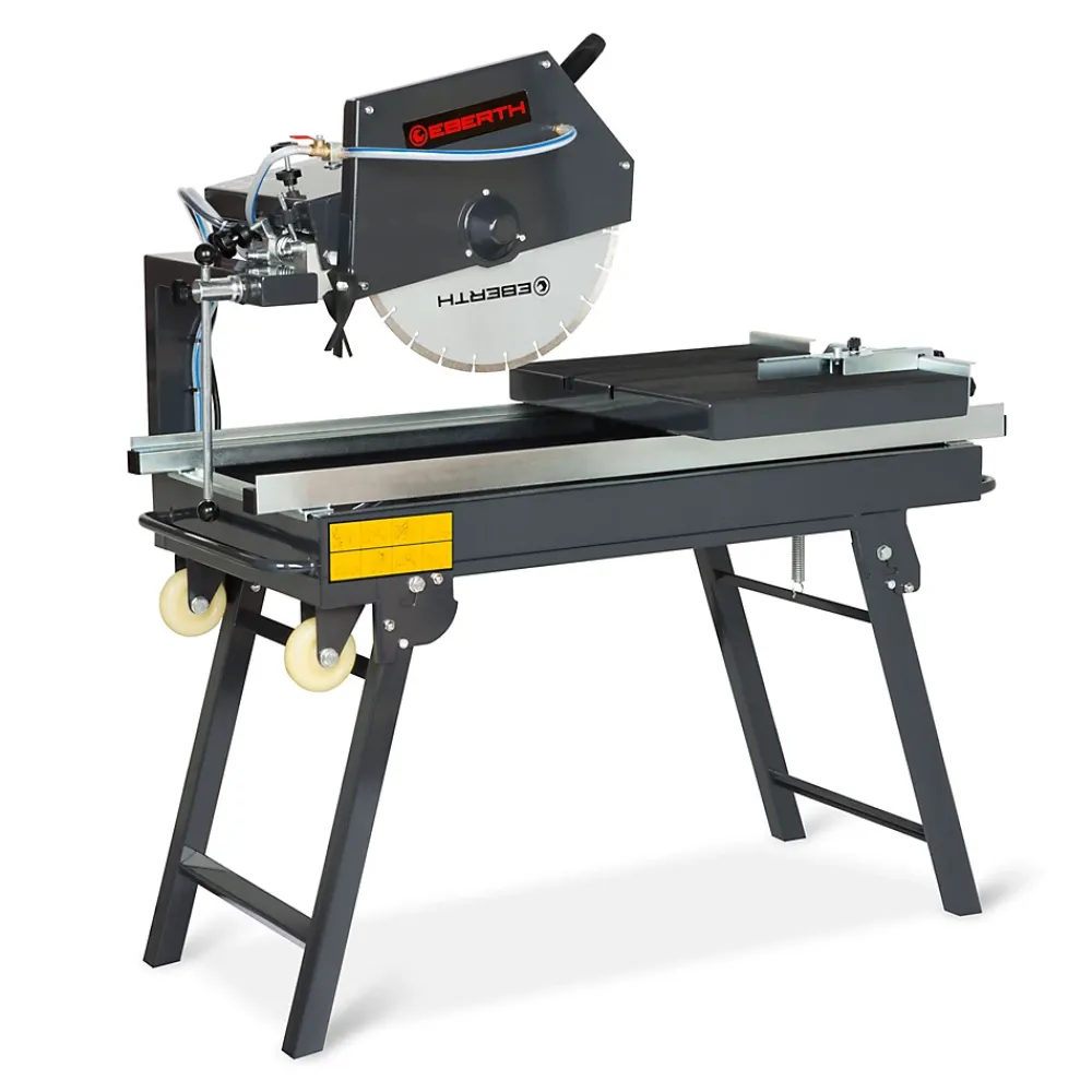 Eberth Outils Du Carreleur<Coupe Carrelage Electrique 2000W, Lame de scie diamant 450mm Profondeur de coupe 140mm Longueur de coupe 700mm, 0-45 degrés