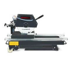 Eberth Outils Du Carreleur<Coupe Carrelage Electrique 2000W, Lame de scie diamant 450mm Profondeur de coupe 140mm Longueur de coupe 700mm, 0-45 degrés