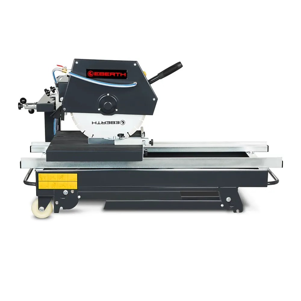 Eberth Outils Du Carreleur<Coupe Carrelage Electrique 2000W, Lame de scie diamant 450mm Profondeur de coupe 140mm Longueur de coupe 700mm, 0-45 degrés