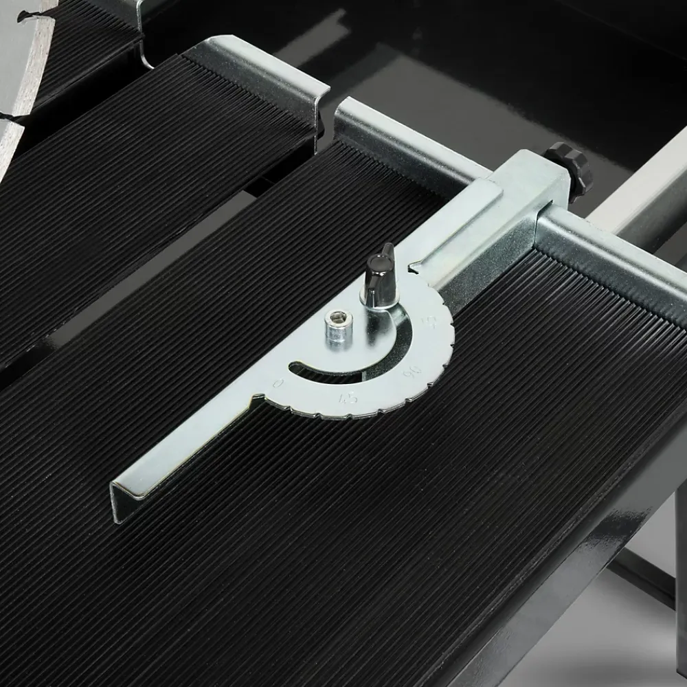 Eberth Outils Du Carreleur<Coupe Carrelage Electrique 2000W, Lame de scie diamant 450mm Profondeur de coupe 140mm Longueur de coupe 700mm, 0-45 degrés
