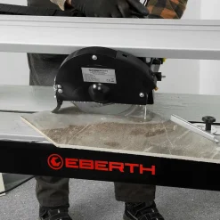 Eberth Coupe Carrelage 800W, Carrelette, Disque diamant 200mm, Longueur de Coupe 620mm, Profondeur de Coupe 36mm- Outils Du Carreleur