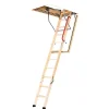 Matisere Echelle coupe feu 60min avec trappe de 70x130cm - Hauteur de 2.42 à 3.05m - LWF60/70130-305- Escalier Escamotable