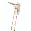 Matisere Echelle escamotable bois - Trémie de 60 x 130cm - Hauteur de 2.80 à 3.05m - LWL60130-3- Escalier Escamotable