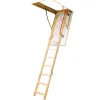 Matisere Escalier Escamotable<Echelle escamotable bois - Trémie de 70 x 94cm - Hauteur de 2.50 à 2.80m - LWK7094-2
