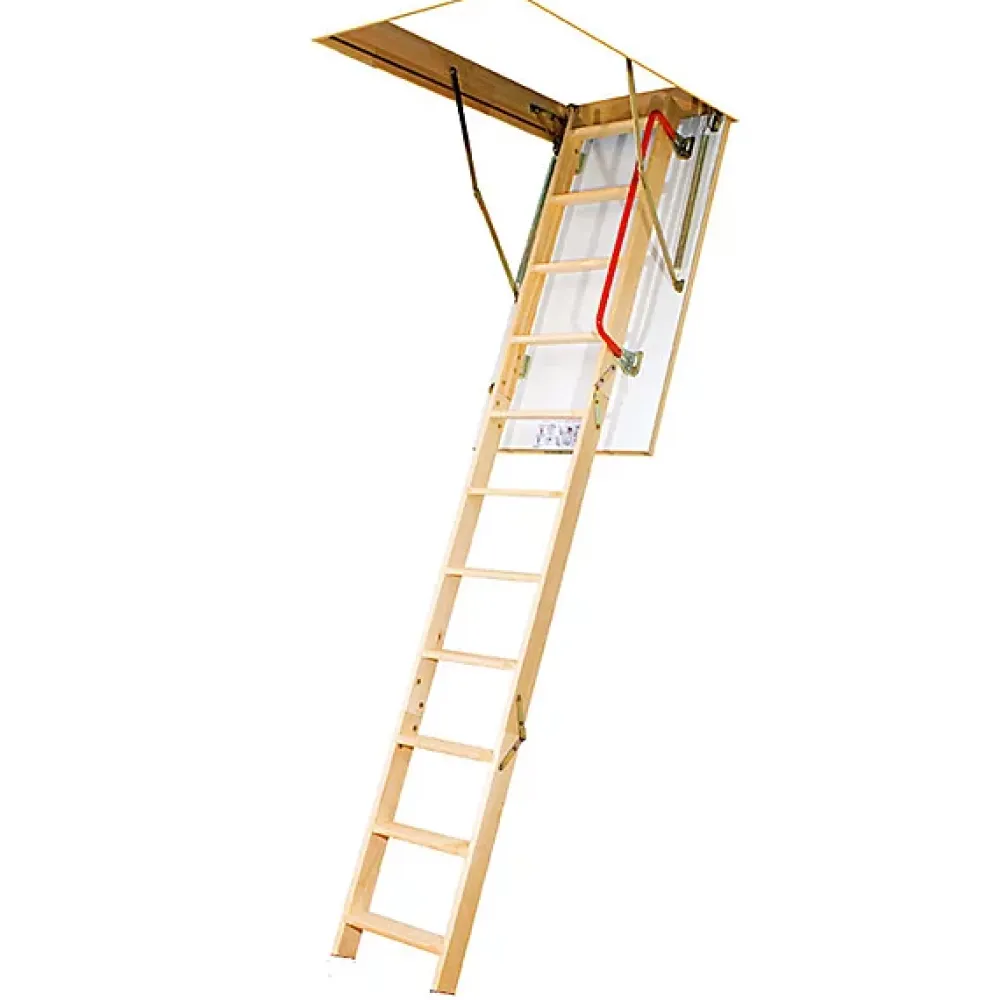 Matisere Echelle escamotable bois - Trémie de 60 x 94cm - Hauteur de 2.50 à 2.80m - LWK6094-2- Escalier Escamotable
