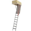 Matisere Echelle escamotable en métal - Trémie de 70 x 130cm - Hauteur de 2.33 à 2.80m - LML70130-2- Escalier Escamotable