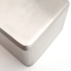 Fortia Embout de rampe d'escalier carré acier inoxydable- Accessoire D'Escalier