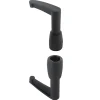 Autres Volet Battant<Embouts espagnolette longs, noir composite, haut et bas, lot de 2