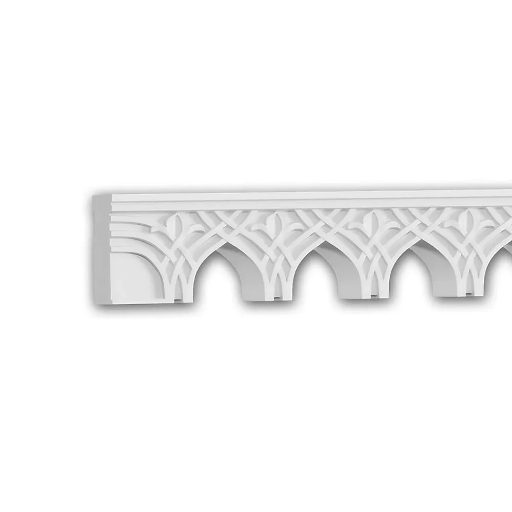 Profhome Encadrement d'arche 161511F flexible Moulure flexible Encadrement de porte Encadrement de fenêtre 2 m- Moulure Et Rosace De Plafond