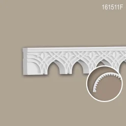 Profhome Encadrement d'arche 161511F flexible Moulure flexible Encadrement de porte Encadrement de fenêtre 2 m- Moulure Et Rosace De Plafond