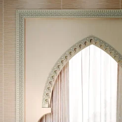 Profhome Encadrement d'arche 161511F flexible Moulure flexible Encadrement de porte Encadrement de fenêtre 2 m- Moulure Et Rosace De Plafond