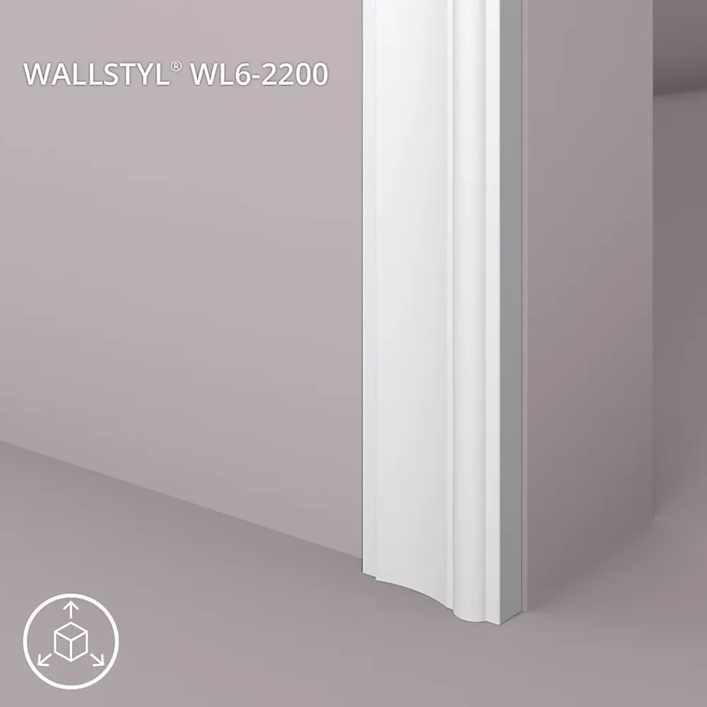 Noel & Marquet Encadrement de porte NMC WALLSTYL WL6-2200 Moulure décorative Cimaise Moulure frise- Moulure