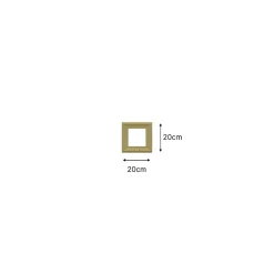 Nordlinger Pro Moulure<Encadrement mouluré 20 x 20 cm avec moulures pré-découpées