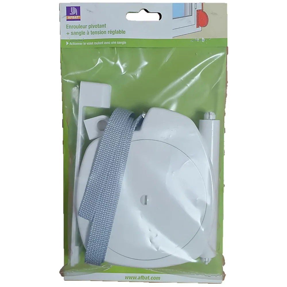 Afbat - Tb Industrie Sas Accesoire Pour Volet<Enrouleur pivot réglable avec sangle pour volet roulant 5,8 m blanc Afbat