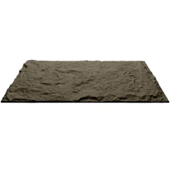 Divina Home Panneau Mural Décoratif<Ensemble de 10 panneaux décoratifs effet pierre 3D, revêtement mural PU 7,2 m², 120x60x3 cm, Gris Volcan