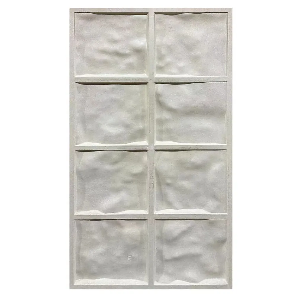 Divina Home Panneau Mural Décoratif<Ensemble de 10 panneaux décoratifs effet pierre 3D, revêtement mural PU 7,2 m², 120x60x3 cm, Gris Volcan