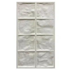 Divina Home Panneau Mural Décoratif<Ensemble de 10 panneaux décoratifs effet pierre 3D, revêtement mural PU 7,2 m², 120x60x3 cm, gris ciment
