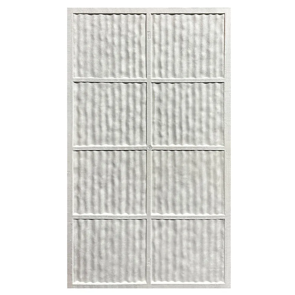 Divina Home Ensemble de 12 panneaux décoratifs effet pierre grattée 3D, revêtement mural PU 8,6 m², 120x60x2,5 cm, blanc albâtre- Panneau Mural Décoratif