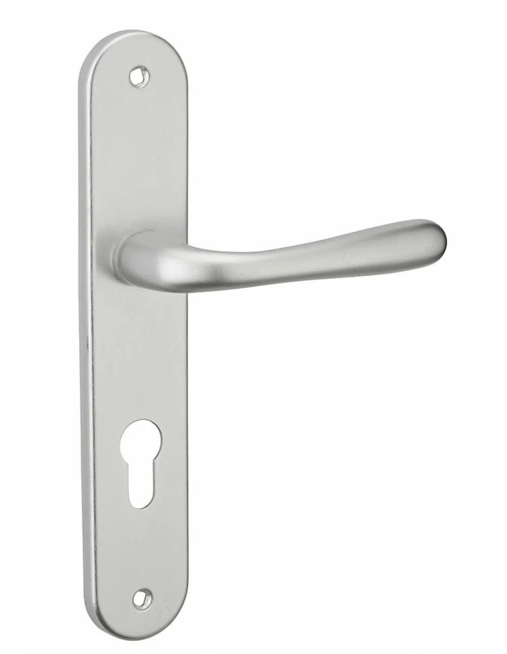 Thirard Poignée De Porte<Ensemble de poignées pour porte d'entrée Pelope trou de cylindre, carré 7mm, entr'axes 195mm, argent -