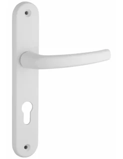 Thirard Poignée De Porte<Ensemble de poignées pour porte d'entrée Sultane trou de cylindre, carré 7mm, entr'axes 195mm, blanc -