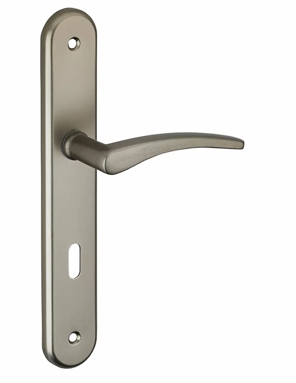 Thirard Poignée De Porte<Ensemble de poignées pour porte de chambre Vesta trou de clé, carré 7mm, entr'axes 195mm, nickelé satiné -