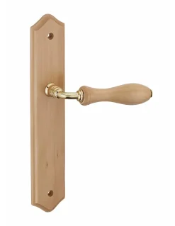 Thirard Poignée De Porte<Ensemble de poignées pour porte intérieure Themis sans trou, carré 7mm, entr'axes 195mm, bois brut -