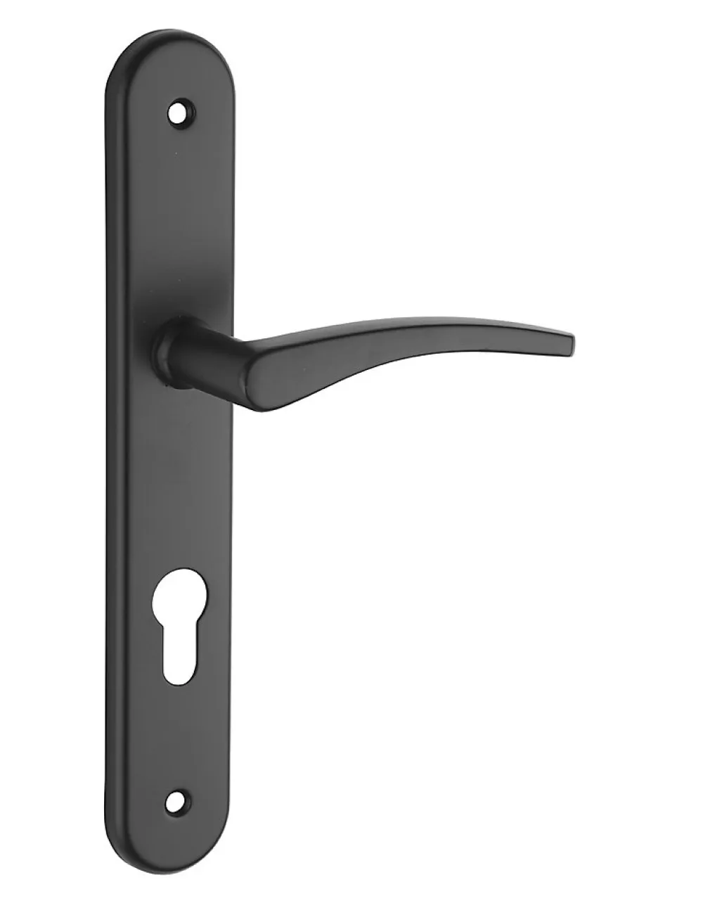 Thirard Poignée De Porte<Ensemble de poignées pour porte d'entrée Vesta trou de cylindre, carré 7mm, entr'axes 195mm, noir -