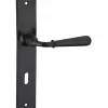 Thirard Ensemble de poignées pour porte de chambre Charon trou de clé, carré 7mm, entr'axes 195mm, acier patiné -- Poignée De Porte