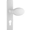 Thirard Poignée De Porte<Ensemble de poignées pour porte d'entrée palière Sultane trou de cylindre, entr'axes 195mm, blanc -