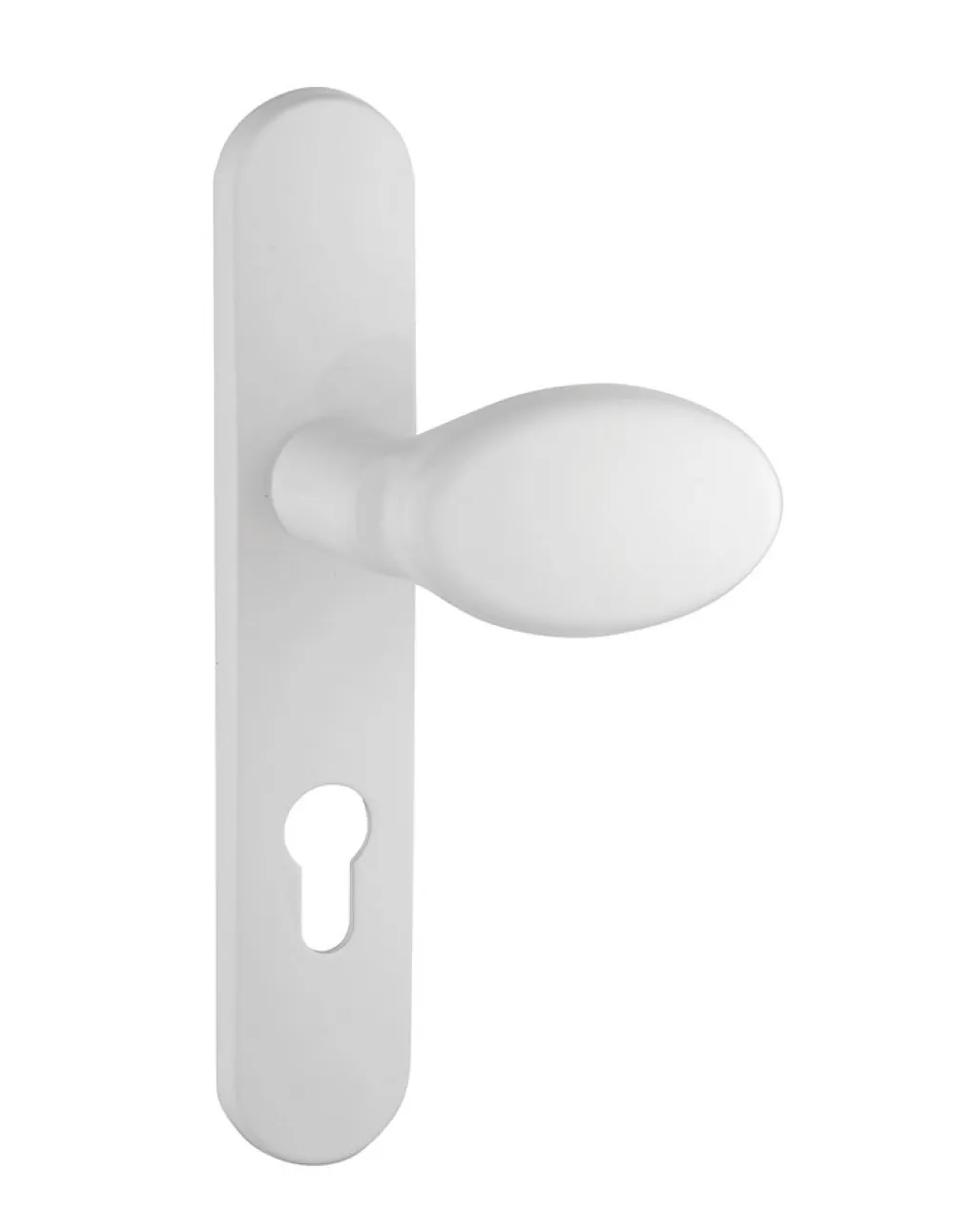 Thirard Poignée De Porte<Ensemble de poignées pour porte d'entrée palière Sultane trou de cylindre, entr'axes 195mm, blanc -