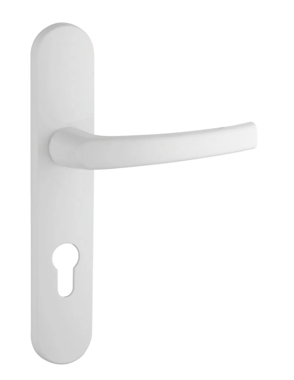 Thirard Poignée De Porte<Ensemble de poignées pour porte d'entrée palière Sultane trou de cylindre, entr'axes 195mm, blanc -
