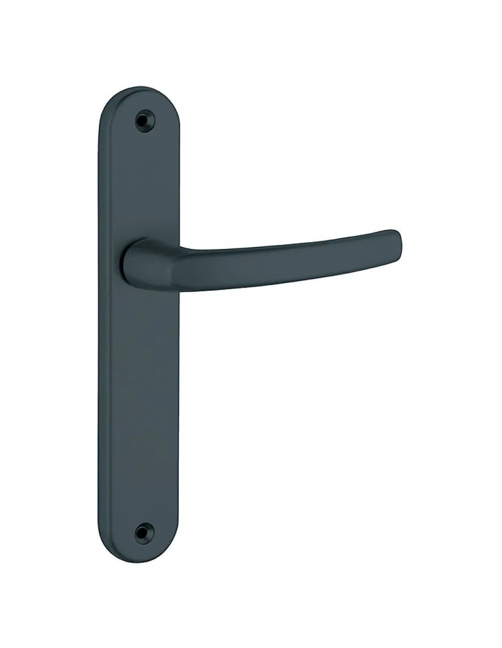 Thirard Ensemble de poignées pour porte intérieure Sultane sans trou, carré 7mm, entr'axes 195mm, anthracite -- Poignée De Porte
