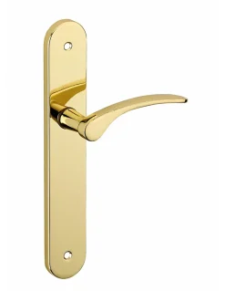 Thirard Poignée De Porte<Ensemble de poignées pour porte intérieure Dionysos sans trou, carré 7mm, entr'axes 195mm, laitonné -