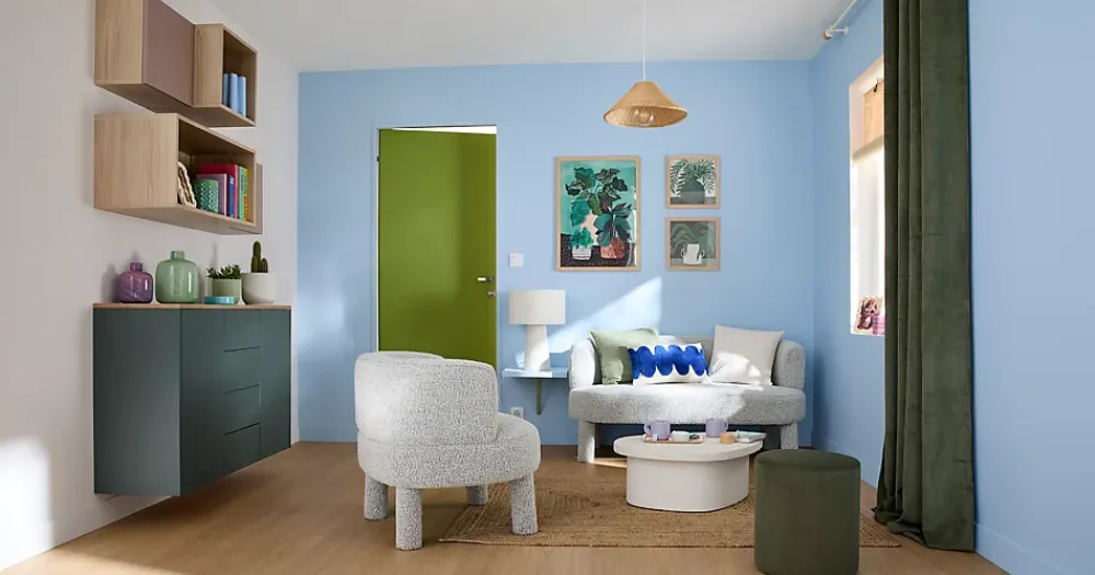 GoodHome Ensemble poignée sur rosace rond à visser Minzh effet nickel satin gris Ø50mm- Poignée De Porte