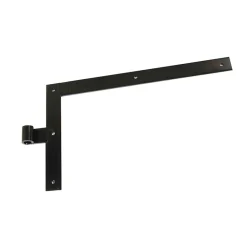 Afbat - Tb Industrie Sas Equerre acier bout droit pour volet en bois acier noir Afbat- Accesoire Pour Volet