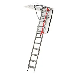 Matisere Escalier coupe feu 120min - Hauteur sous plafond 3.05m - Trémie 70x140cm - LMF70140-305- Escalier Escamotable