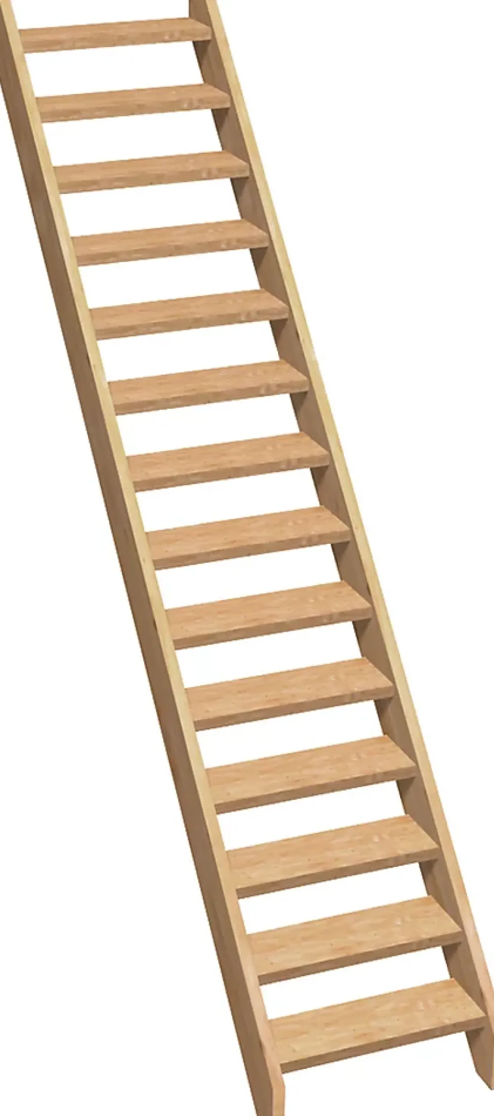 Kordo Escalier Droit<Escalier droit bois Normandie l.74,5 cm 14 marches sapin