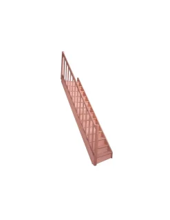 Woodup Escalier Droit Hêtre LC 80cm Kit Rampe H Sol Sol 280 Cm- Escalier Droit