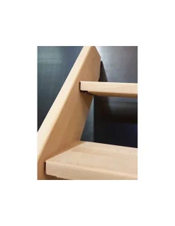 Woodup Escalier Escamotable<Escalier Droit Sapin (195 X 34 Mm) Fageole 220 Cm80 Hêtre LC H Sol Sol 300 Cm