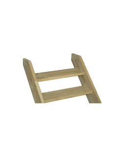 Woodup Escalier Escamotable<Escalier Droit Sapin (195 X 34 Mm) Fageole 220 Cm60 Chêne LC H Sol Sol 300 Cm