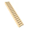 Woodup Escalier Droit Sapin Gavia Escalier Droit 288 Cm Kit Recoupable Sapin Avec Contremarches H Sol Sol 288 Cm- Escalier Droit