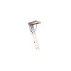Woodup Escalier Escamotable Bois Isolé Trappe 56 Mm, H Max 2m80 Caisson 120 X 60 Cm- Escalier Mezzanine