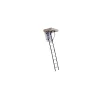 Woodup Escalier Escamotable Faible Encombrement Isolé 46 Mm Caisson 90 X 60 Cm- Escalier Mezzanine