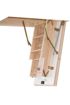 Mac Allister Escalier escamotable haute qualité isolation supérieure (échelle 3 plans 12 marches 120x60)- Escalier Escamotable